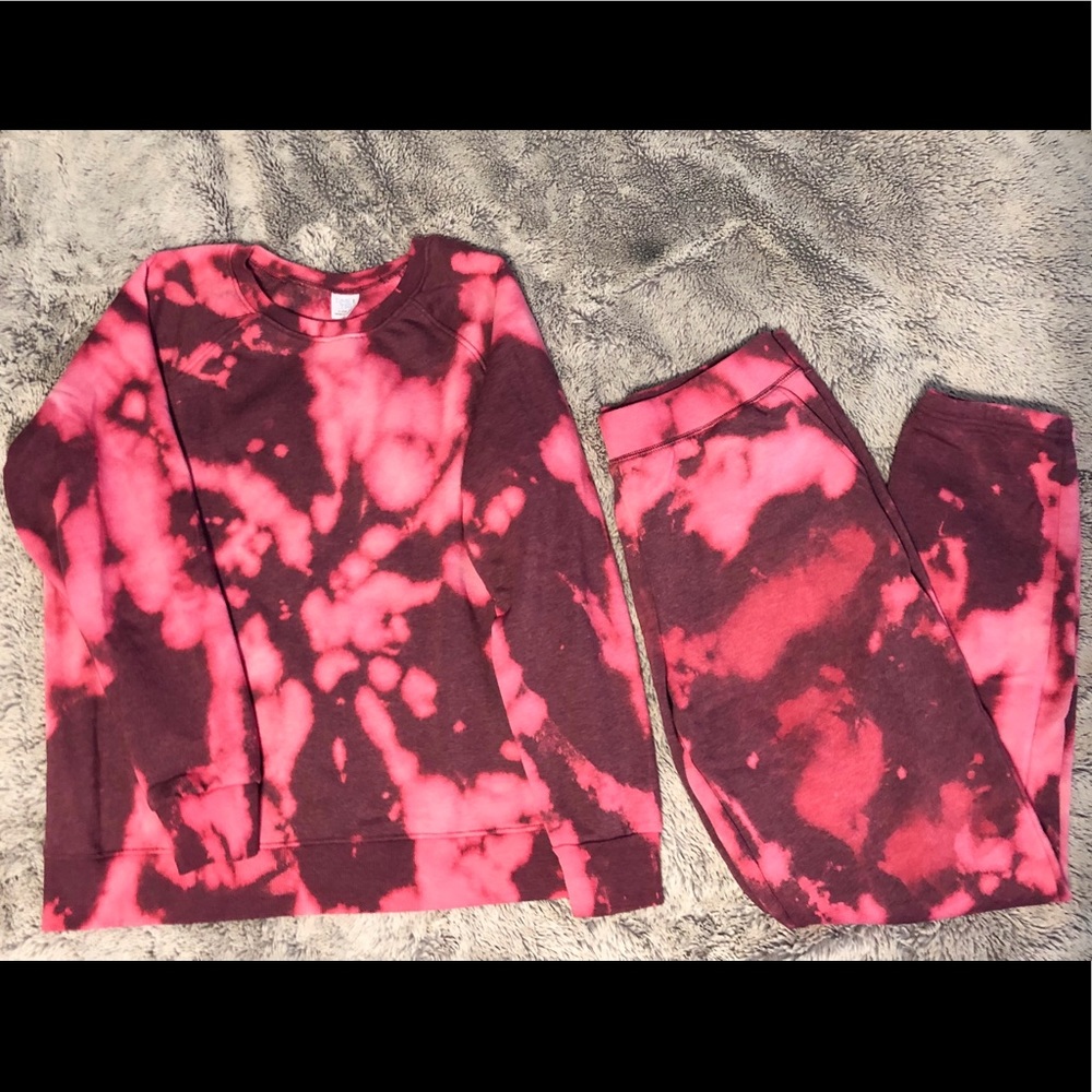 Dark Pink Toe Dye Set